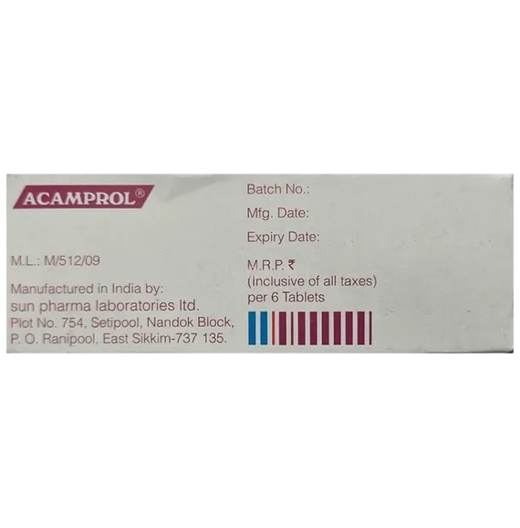 acamprol tablet 6's